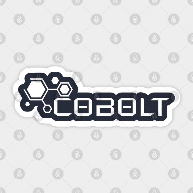 Cobolt - White Sticker by spicytees